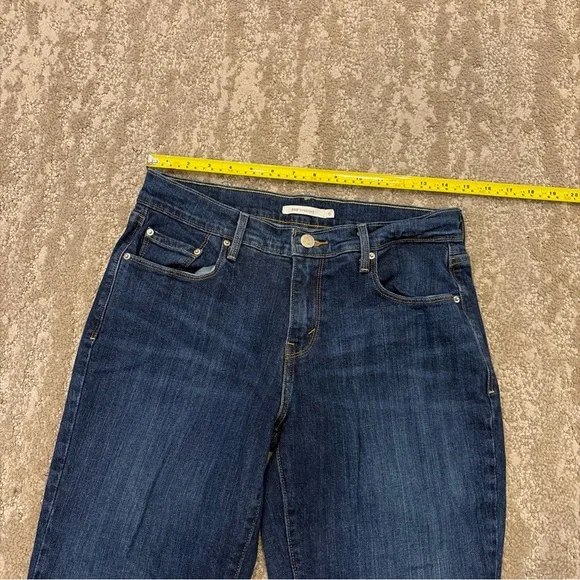 Womens Levi’s 505 Jeans Straight Leg Long Tall Stretch Size 6 (28Wx34L) - Picture 5 of 14